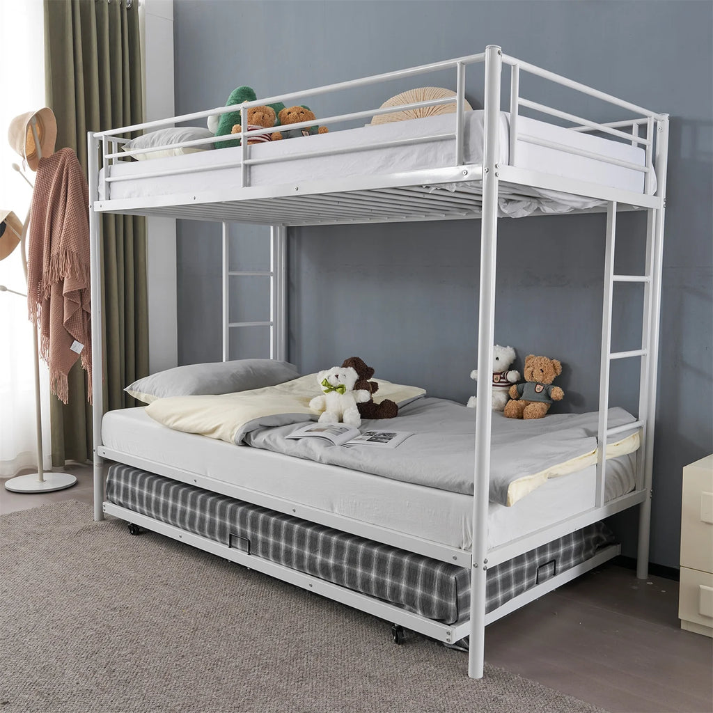 Twin over Twin Steel Bunk Beds Y6730