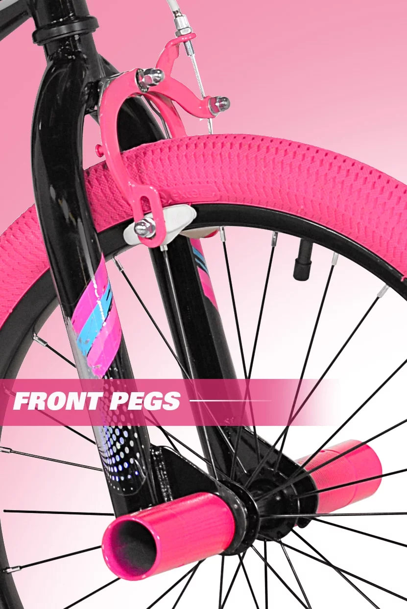 18 inch Black and Pink Bicycle Z483
