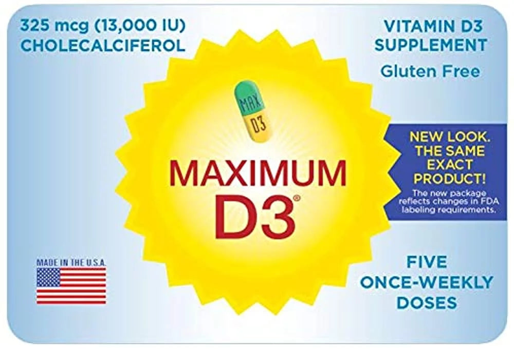 60 Capsules D3 13,000 IU V9803