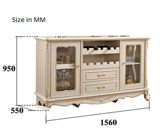 Wooden Sideboard Cupboards X1437