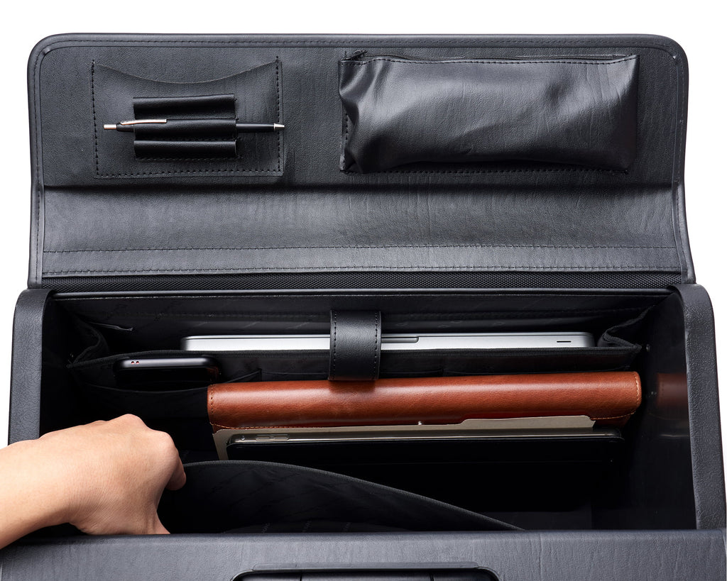 19 Wheeled Briefcase Rolling Case L1233