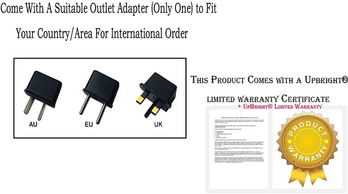 Wireless Receiver Power Supply Cord Battery Charger A80669