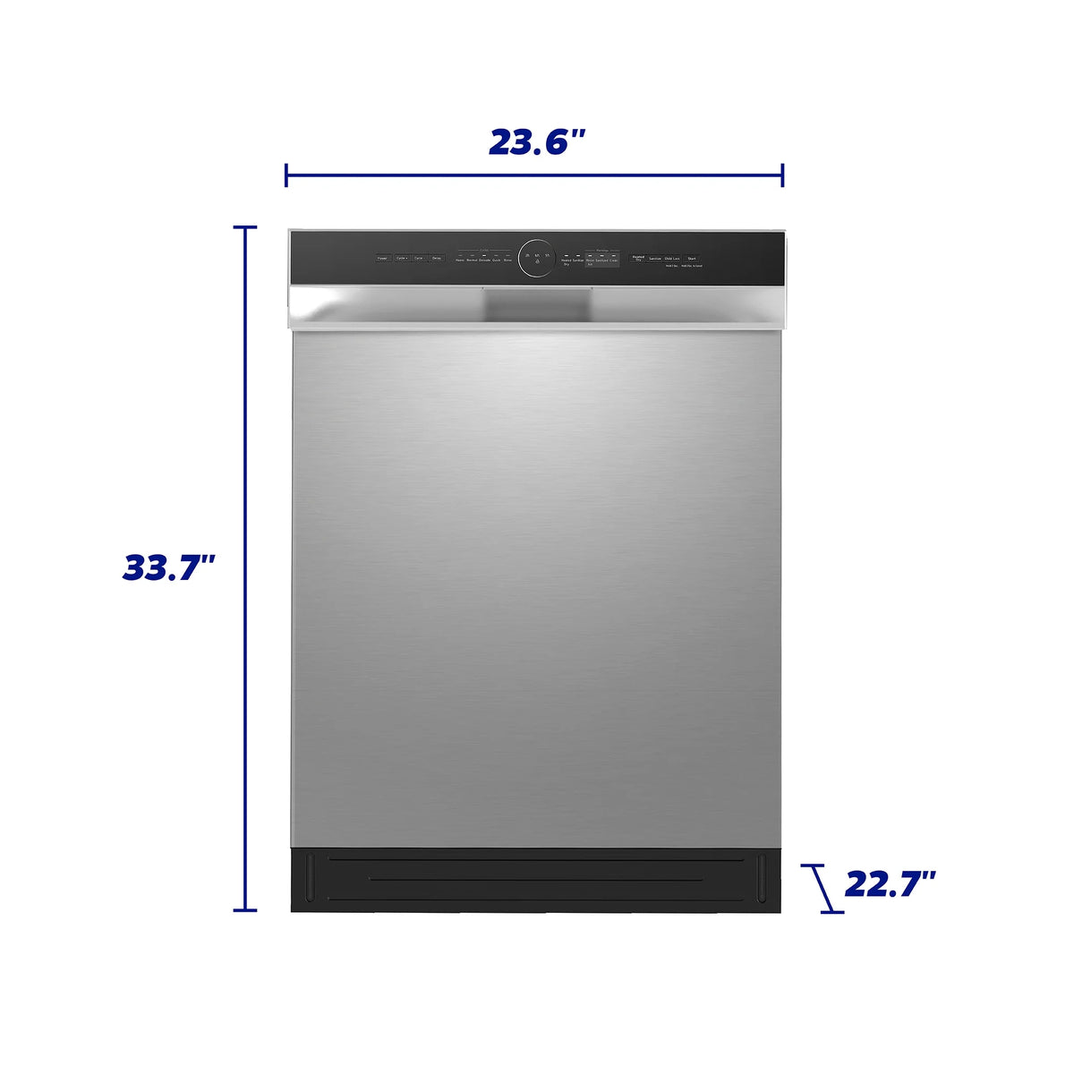 24" Front Control Built-in Dishwasher Stainless Steel Z762479