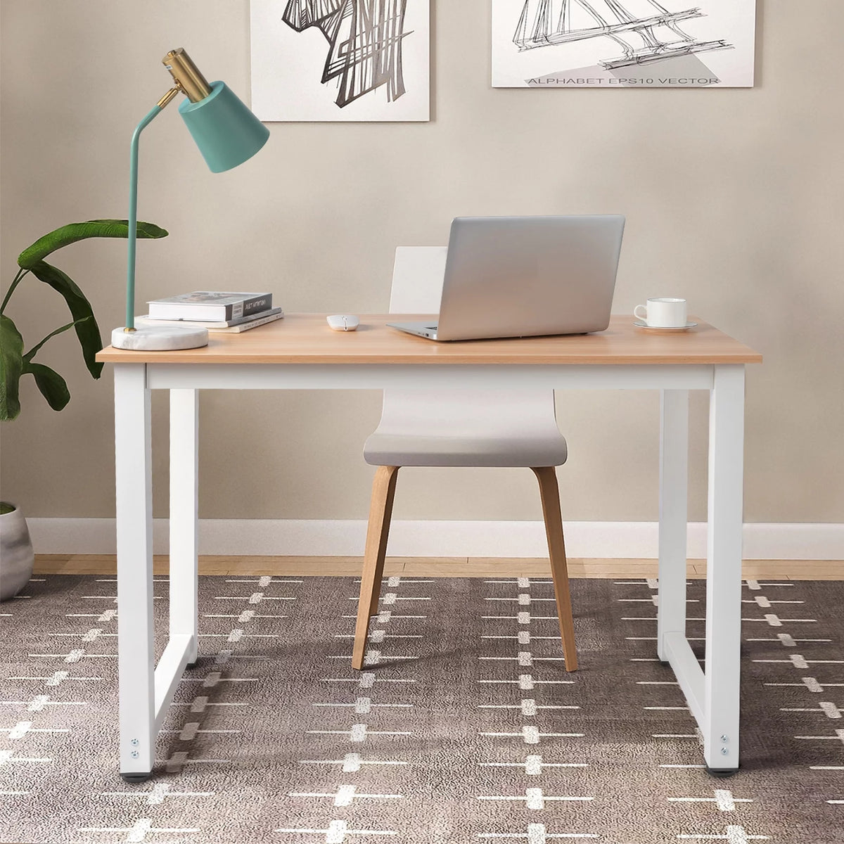Wood Computer Desk Study Table Workstation A463