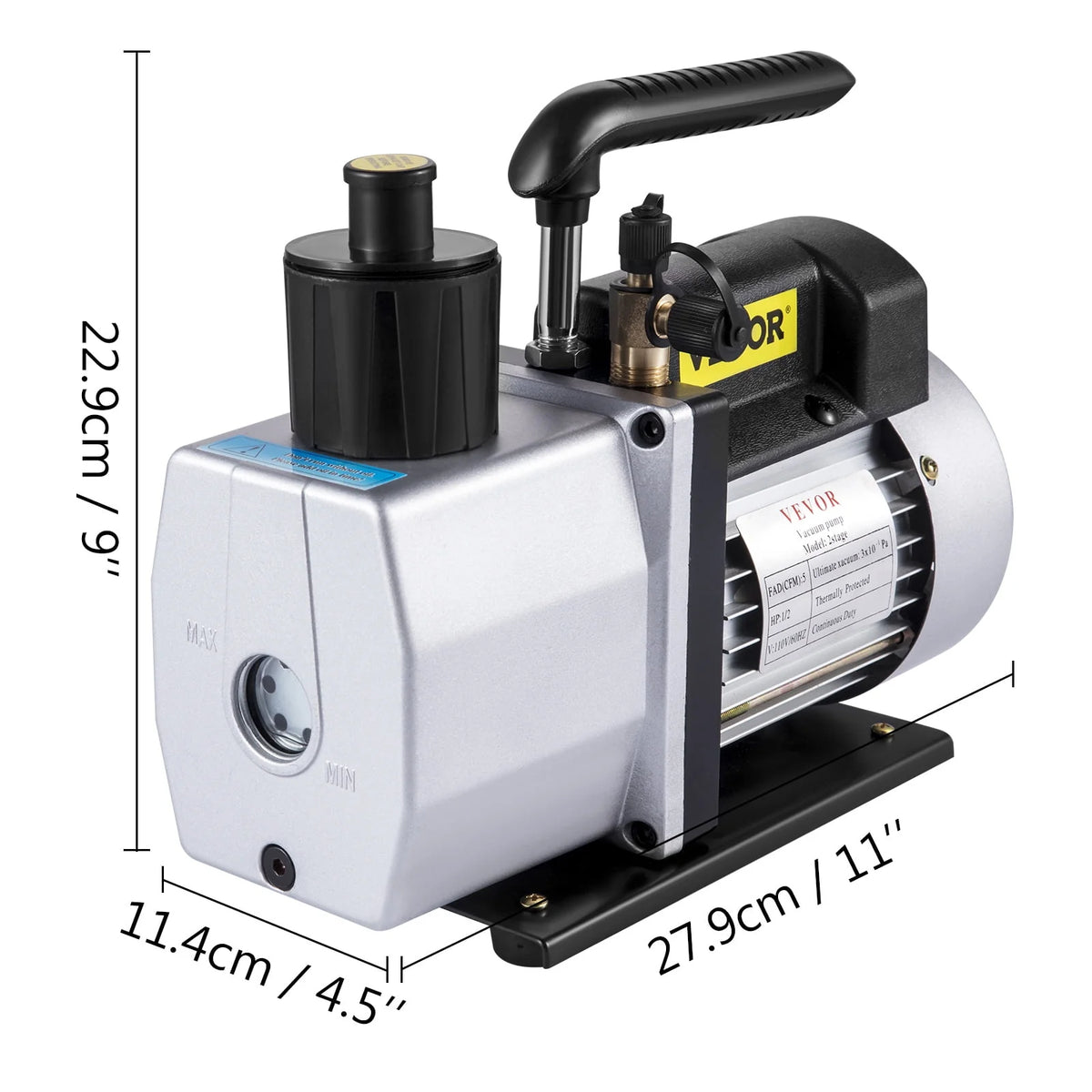5CFM Dual Stage Refrigerant Vacuum Pump G914120