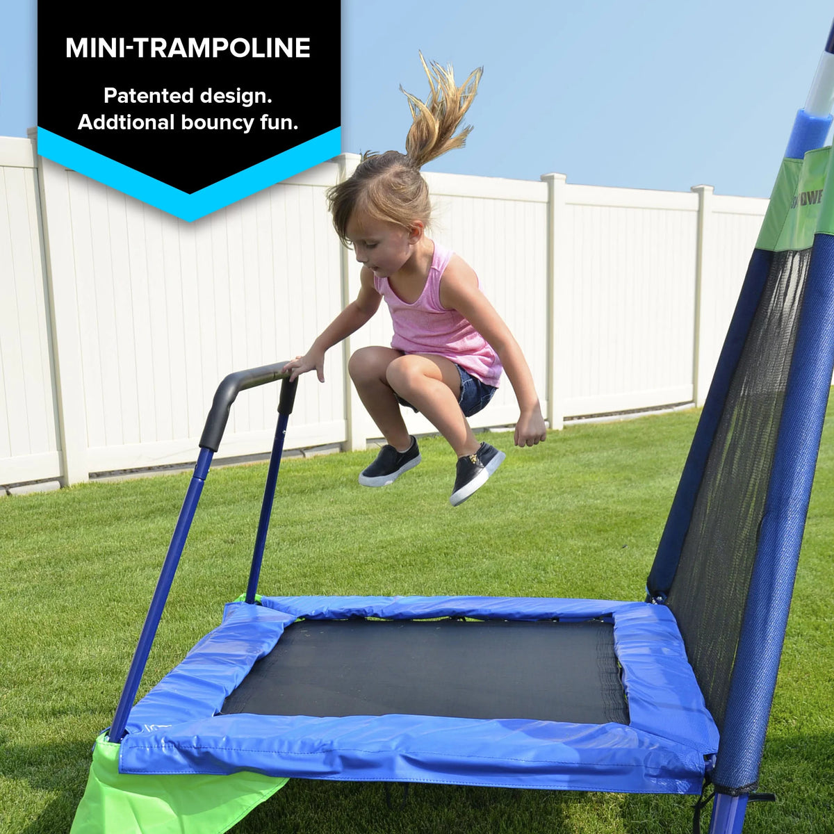 Metal Swing Set with Saucer and Slide G739