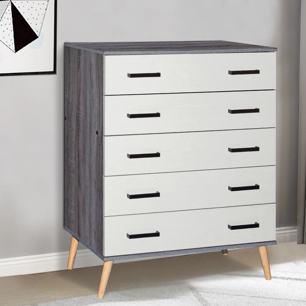Five Drawer Chest with Pine Legs L574