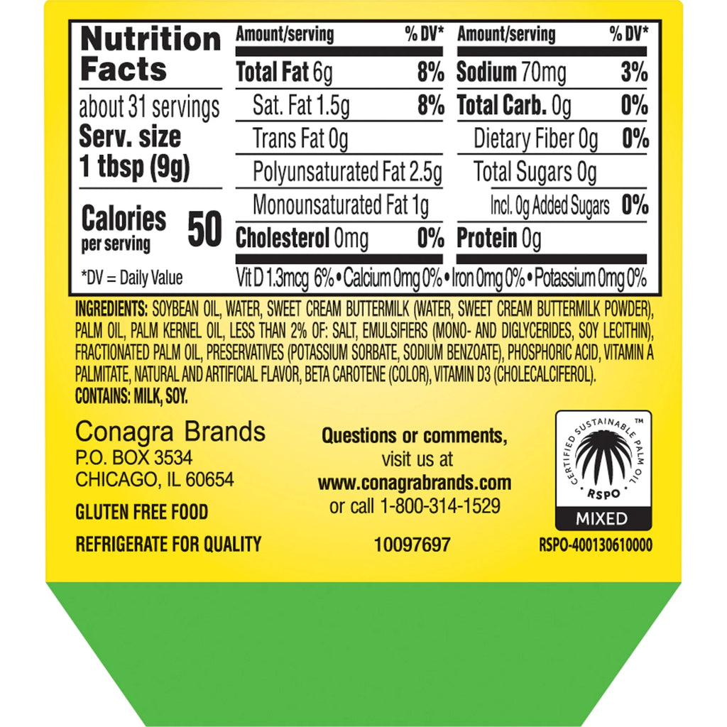 Buttermilk Whipped Vegetable Oil Spread, 10.05 oz X758654