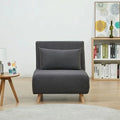 Convertible Sleeper Chair 3 in 1 32-Inch Charcoal J345175