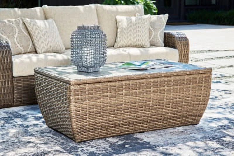 Outdoor Coffee Table Beige G417757