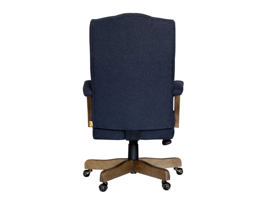 Denim Blue Linen Chair R261