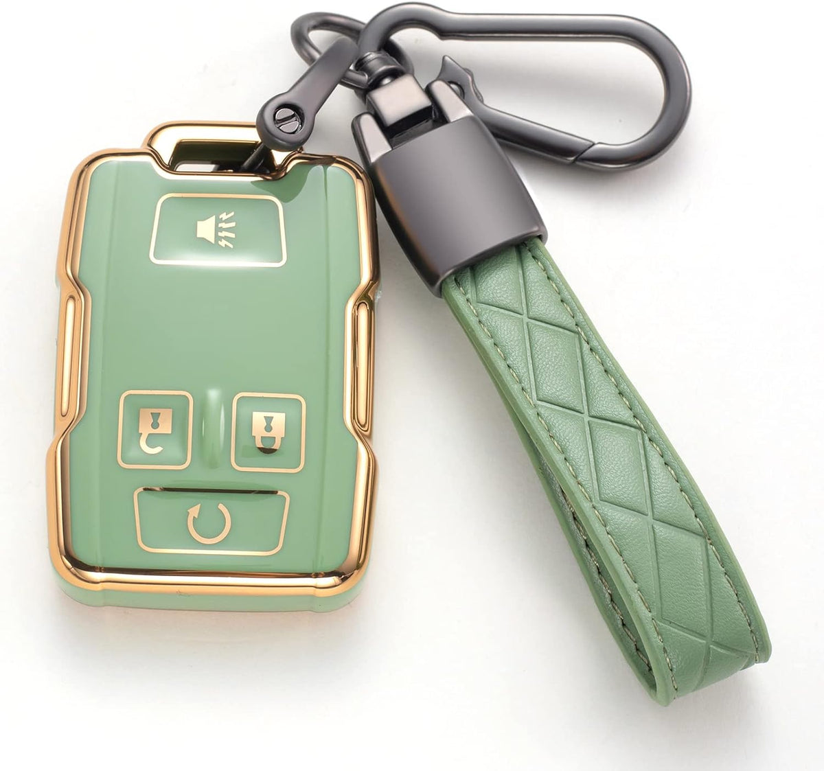 Green Key Fob Cover Case F7615