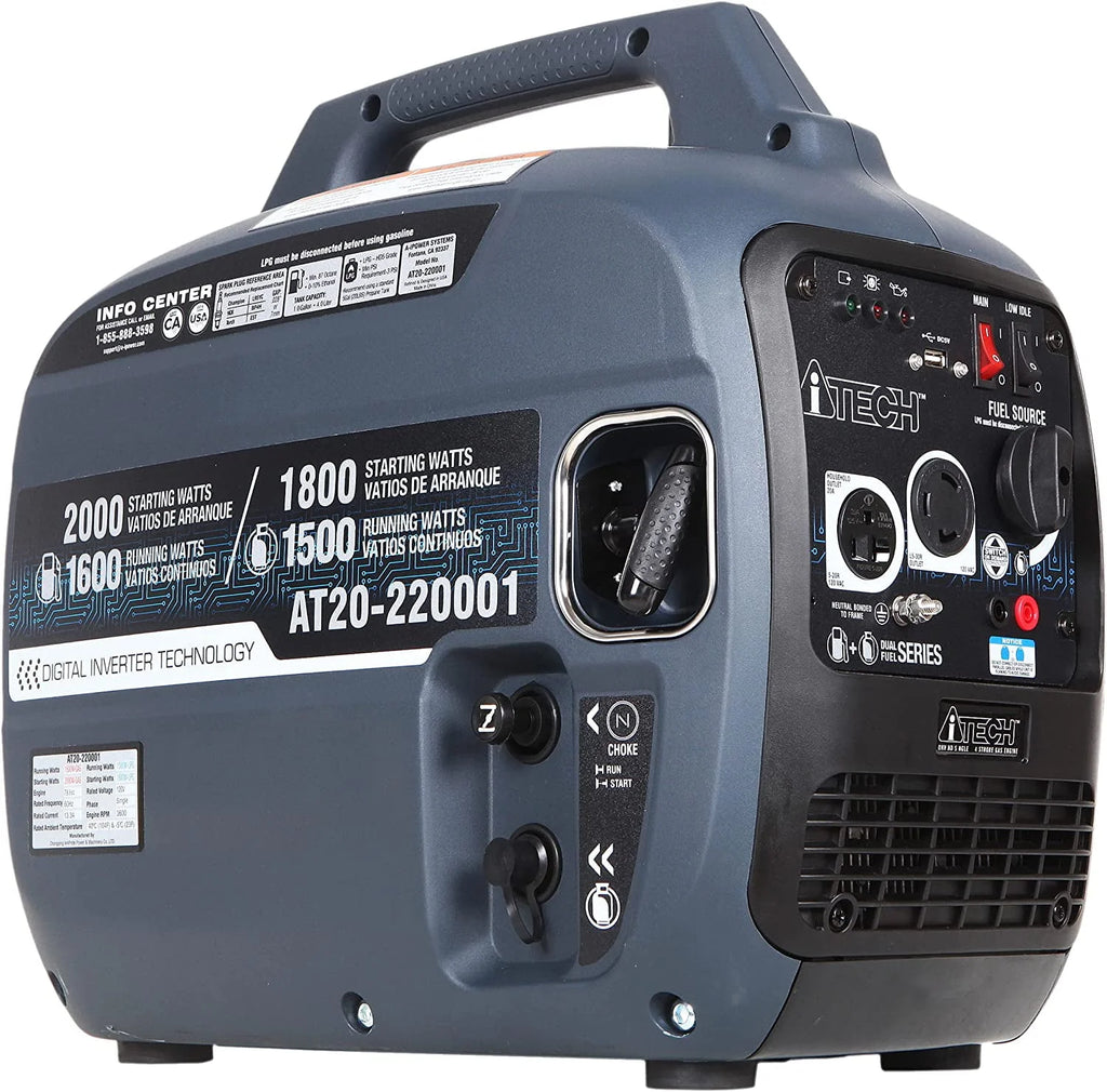 2000 Watt Dual Fuel Portable Inverter Generator X4950