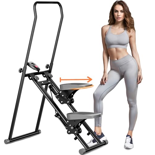 Stair Stepper Machine with Device Holder & Silicone Floor Mat E96309