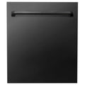 Black Stainless Steel Dishwasher Panel Q712
