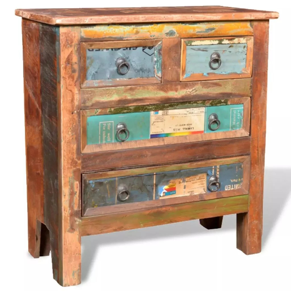 Reclaimed Wood Buffet Sideboard with 4 Drawers X630814
