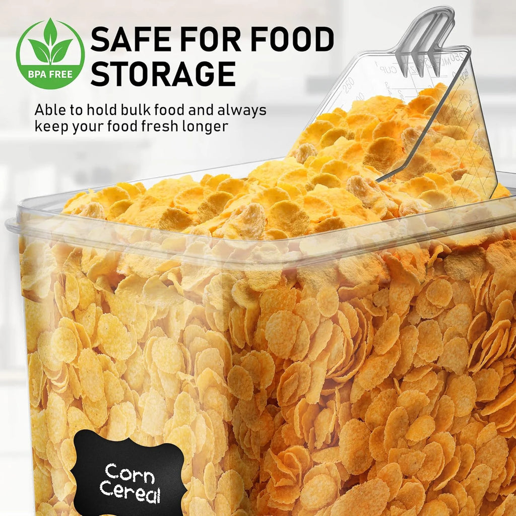 Extra Large Airtight Clear Plastic Storage Containers with Lids Y272