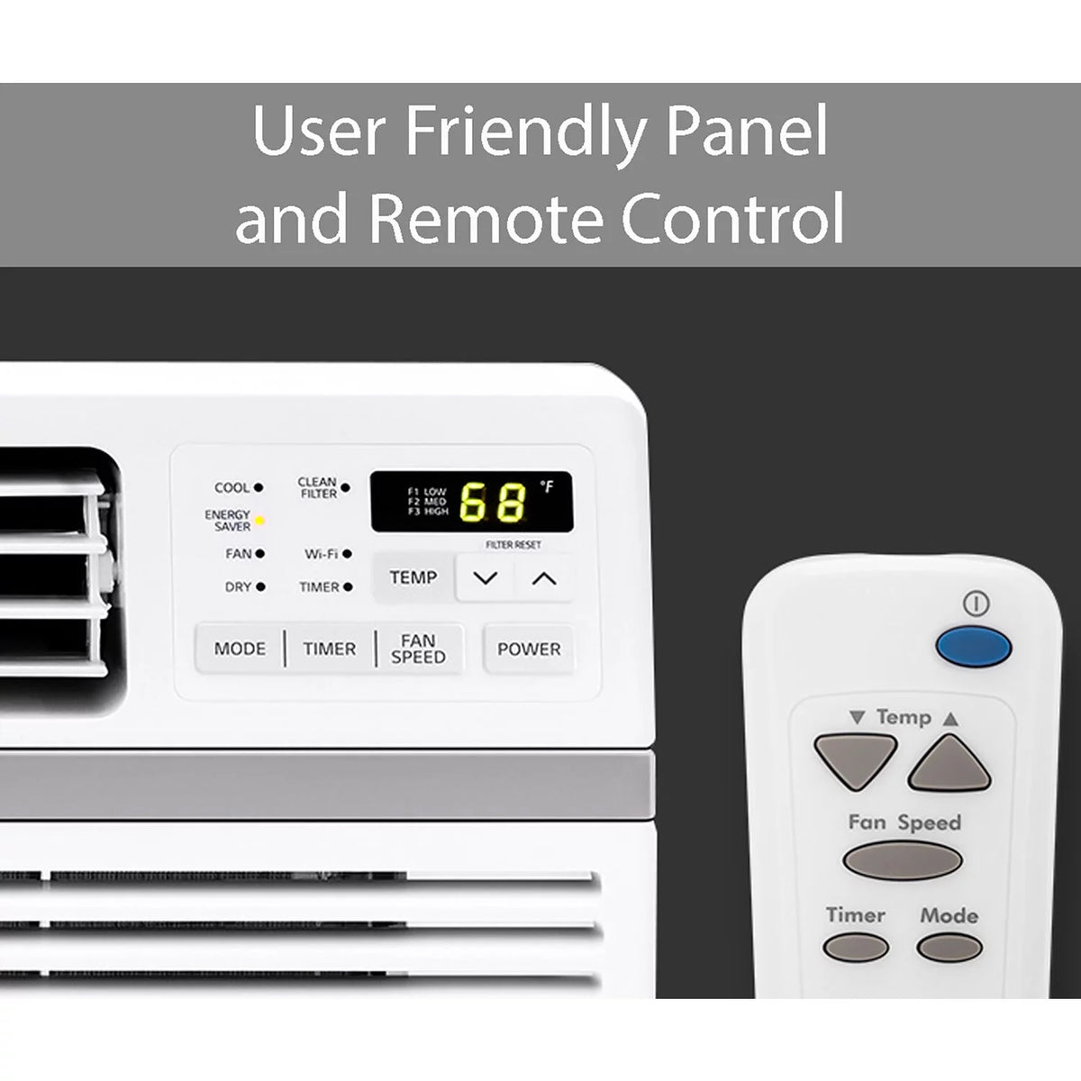 6,000 BTU Window-Mount Air Conditioner with Remote Y260