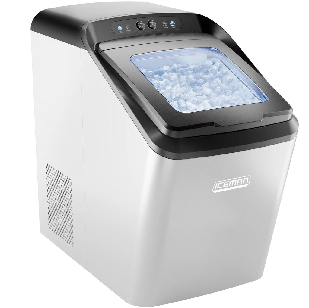 Countertop Bullet Ice Machine 1.3lb Capacity Stainless Steel M306560
