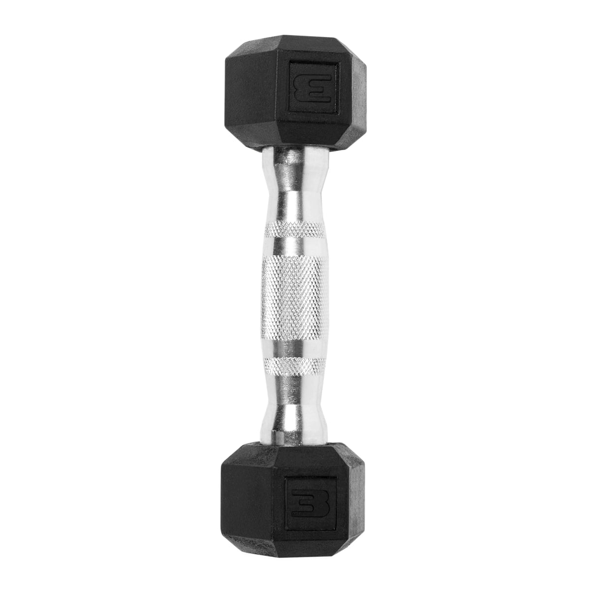 25lb Rubber Hex Dumbbell E578