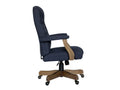 Denim Blue Linen Chair R261